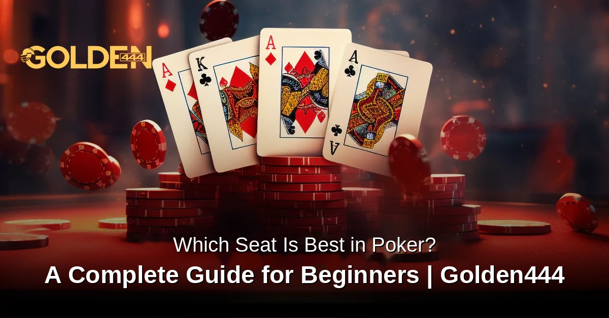 Which Seat Is Best in Poker A Complete Guide Golden444
