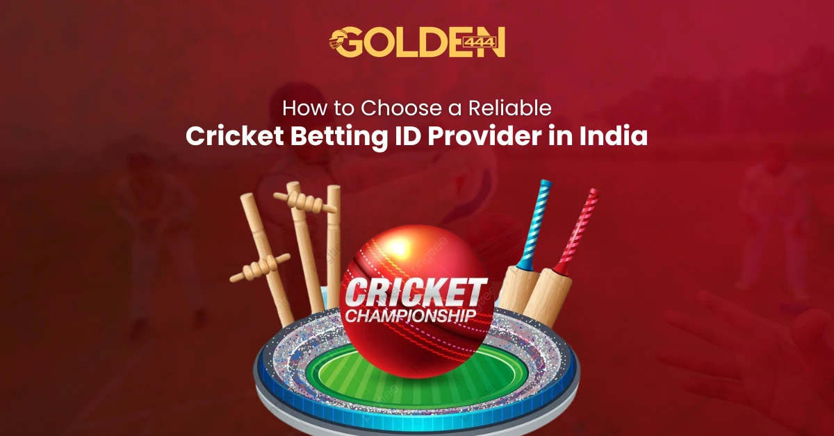 How to Choose a Reliable Cricket Betting ID Provider in India Golden444