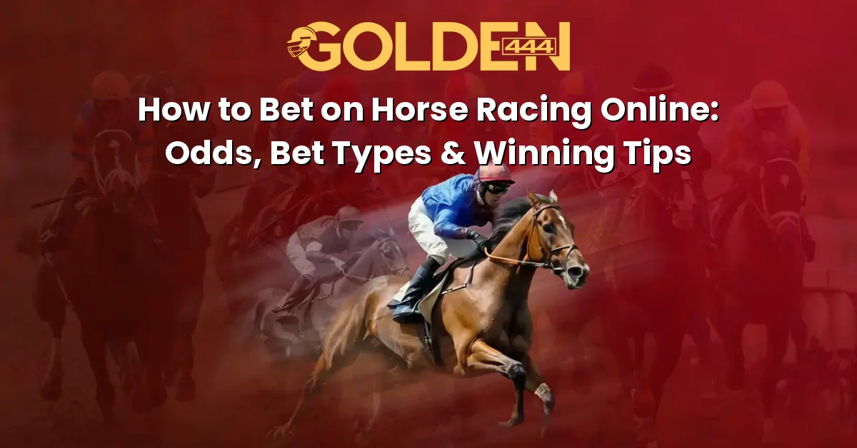 How to Bet on Horse Racing Online Golden444