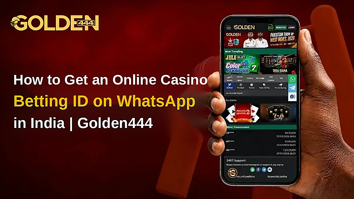 Online Casino Betting ID on WhatsApp Golden444
