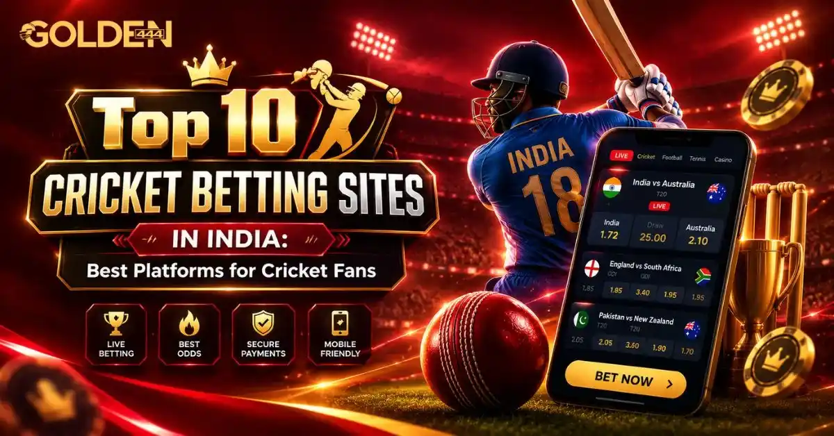 Top 10 Cricket Betting Sites in India Golden444