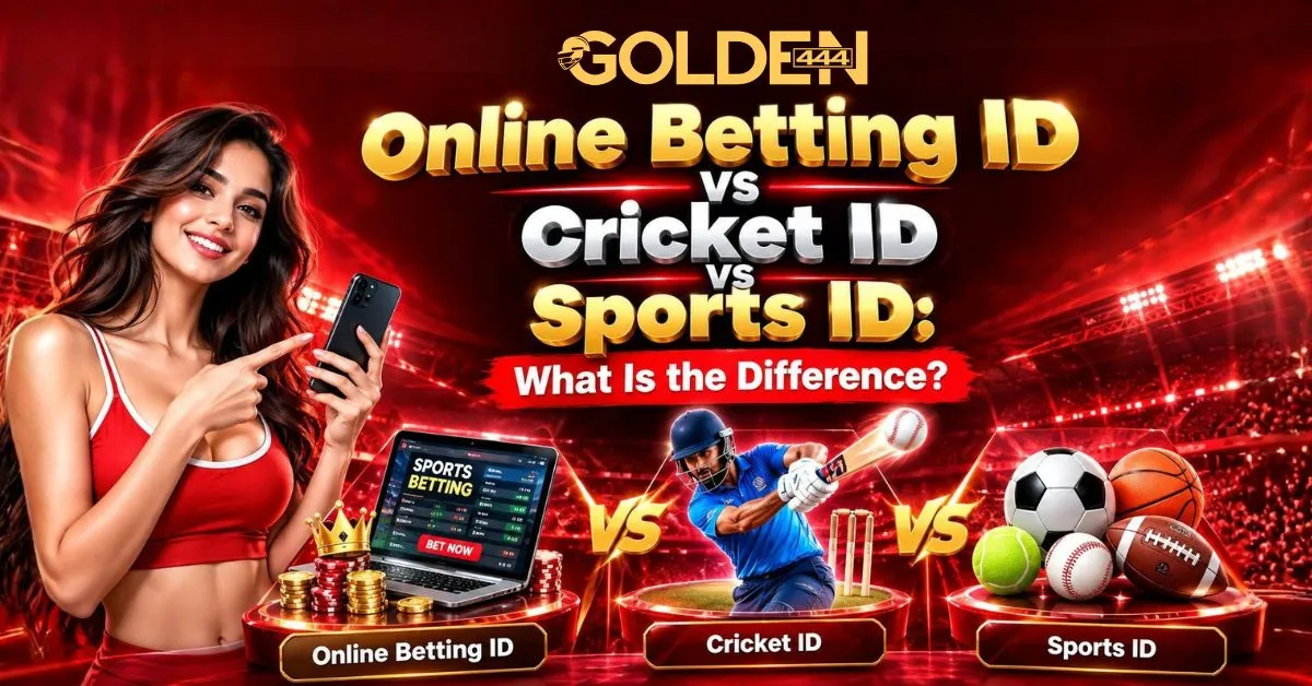 Online-Betting-ID-vs-Cricket-ID-vs-Sports-ID Difference Golden444